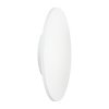 Lampa ścienna kinkiet biały okrągły 25cm płaski metalowy minimalistyczy NYX ST-8293W/25 white Step Into Design